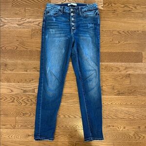 KanCan Estilo Button-Up Skinny Jeans